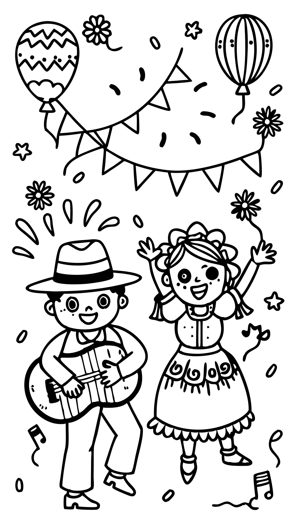 viva coloring page